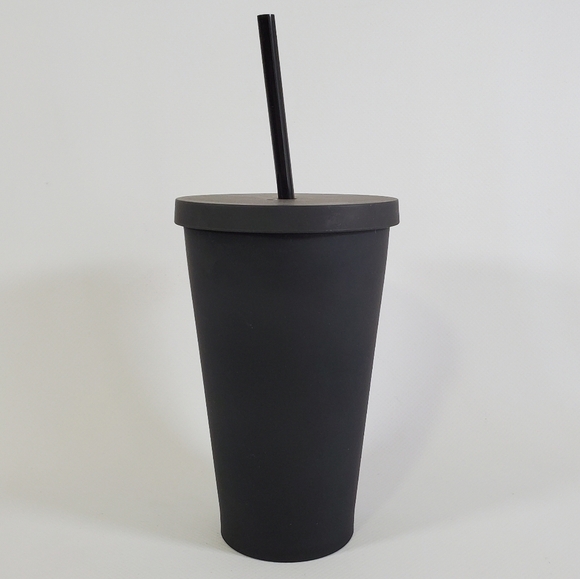 🟢 Starbucks Black Matte Cold Cup Tumbler Acrylic 16oz Tumbler Seattle WA NWT - Picture 2 of 8